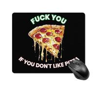 Alfombrilla De Raton Que Te Jodan Si No Te Gusta La Pizza Italiana Mouse Pad Gaming Mousepad Antideslizante Alfombrillas Cuadradada para Computadora Oficina Home Office S