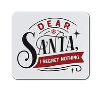 Alfombrilla De RatóN Querido Papá Noel, no me arrepiento de Nada. Estrella