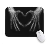 Alfombrilla De Ratón Radiografía De Los Huesos De Las Manos Que Forman El Signo del Corazón De Amor Alfombrilla para Computadora Cómoda Alfombrilla Ratón Ordenador, para Hogar, 25 x 30cm