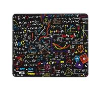 Alfombrilla de ratón rectangular con impresión de fórmula matemática para ordenador, alfombrilla de ratón antideslizante 25,4 x 30,5 cm, 20,9 x 24,1 cm