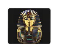 Alfombrilla De Ratón Rey Faraón Tucarhamun Egipto Tut Egipcio Resistente Alfombrilla De Ratón para Juegos Impermeable Tapete Escritorio para Gaming Mujer Hogar 10X12In