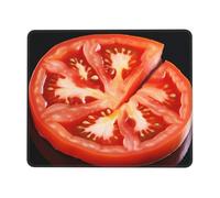 Alfombrilla De Ratón, Rodaja De Tomate Ergonómico Alfombrilla Gaming Multifuncional Mouse Mat para Pc Gamers Laptop 25X30cm