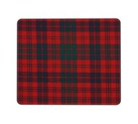 Alfombrilla de ratón Ross Red Tartan Clans of Scotland con Borde de Goma Suave y Bonita, 7,9 x 9,5 Pulgadas