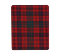 Alfombrilla de ratón Ross Red Tartan Clans of Scotland, Suave, de Varios tamaños, con Borde de Goma Antideslizante, diseño Vertical, 7,9 x 9,5 Pulgadas.