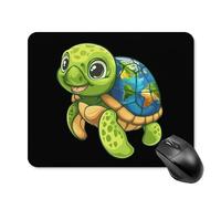 Alfombrilla De Ratón, Salva El Planeta Amante De Las Turtles Base De Goma Alfombrilla De Ratón para Juegos Multifuncional Tapete De Juego para Oficina Ordenador Laptop 25X30Cm