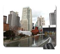 Alfombrilla De Ratón, San Francisco California Rascacielos Skyline Urbano Mouse Pad Antideslizante Alfombrilla Gaming Ergonómico Alfombrilla Ratón para Laptop Oficina 25X30Cm