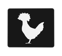 Alfombrilla De Ratón Silueta De Pollo Polaco Alfombrilla Raton Cómoda Personalizada Antideslizante Mouse Pad, para Ordenador, Portátil, Oficina, 25x30cm