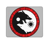 Alfombrilla De Ratón Símbolo Pagano De La Mitología Nórdica Vikinga Accesorio Escritorio Duradera Gaming Tapete Mouse Pad para Escritorio Mac Escritorio Ordenador 25X30Cm
