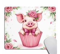 Alfombrilla de ratón Smooffly Gaming personalizada, diseño de diente de león sobre fondo de madera vintage, rectangular, antideslizante, de goma