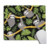 Alfombrilla de ratón Smooffly Gaming personalizada, diseño de diente de león sobre fondo de madera vintage, rectangular, antideslizante, de goma