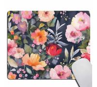 Alfombrilla de ratón Smooffly Gaming personalizada, diseño de diente de león sobre fondo de madera vintage, rectangular, antideslizante, de goma