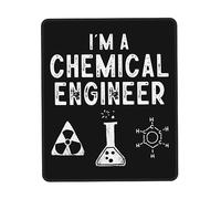 Alfombrilla De Ratón Soy Ingeniero Químico Alfombrilla Ratón Ordenador Personalizada Mouse Pad Pequeña, para Hogar, Oficina, 25x30cm