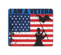 Alfombrilla De Raton Soy Un Veterano. Mi Juramento Nunca Expira. Alfombrilla Ratón Superficie Antipolvere Alfombrillas Gaming Mouse Pad para Computadora Oficina Hogar XL