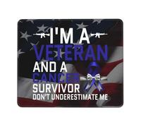 Alfombrilla de Ratón Soy un Veterano superviviente de cáncer de Colon.
