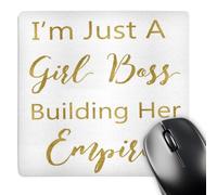 Alfombrilla De Ratón, Soy Una Chica Jefa Que Construye Su Imperio Multifuncional Alfombrilla Ratón Professional Mouse Pad para Laptop Pc Trabajo 25X30cm