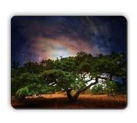 Alfombrilla de ráton Space Planets, Alfombrilla de ratón, Espacio de Naturaleza Verde Planeta Deja el árbol, Game Office Mousepad