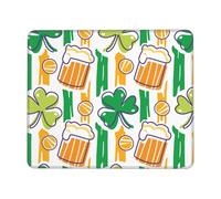 Alfombrilla De Ratón St. Patrick's Day Alfombra Raton Multifuncional Tapete Escritorio Protector Mousepad para Ordenador Oficina Pc 25X30CM