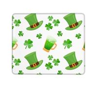 Alfombrilla De Ratón St. Patrick's Day Mouse Pad Multifuncional Mousepad Duraderos Alfombra Raton para Trabajo Ordenador Pc 25X30CM