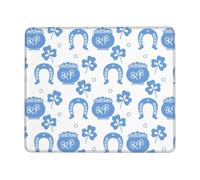 Alfombrilla De Ratón St. Patrick's Day Mousepad Duraderos Mouse Pad Antideslizamiento Tapete Escritorio para Oficina Pc Ordenador 25X30CM