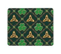 Alfombrilla De Ratón St. Patrick's Day Tapete Escritorio Antideslizamiento Mousepad Protector Mouse Pad para Trabajo Ordenador Pc 25X30CM
