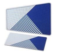 Alfombrilla de ratón Striped, XXL mousepad, clear stripes, high-definition, anti slip rubbermousepad, sewn edge mousepad, large-sized deskpad for officegames, Alfombras de ratón para gamers de PC (A