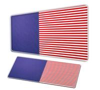 Alfombrilla de ratón Striped, XXL mousepad, clear stripes, high-definition, anti slip rubbermousepad, sewn edge mousepad, large-sized deskpad for officegames, Alfombras de ratón para gamers de PC (D