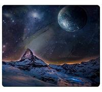 Alfombrilla de ratón System Planets, Cervino Night Sky Space Moon Planet Nature Beautiful Scenery Alfombrilla de ratón Rectángulo