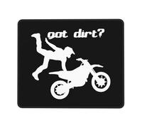 Alfombrilla De Ratón Tengo Carreras De Motocross En Moto De Tierra Alfombrilla para Computadora Moderno Duraderos Antideslizante Mouse Pad, para Portátil, Hogar, Ordenador, 25x30cm