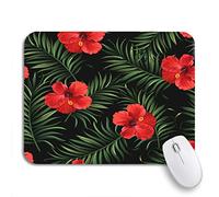 Alfombrilla De Ratón Traje De Baño con Estampado Tropical De Flower De Colores ESP 10 Rapport Summer Alfombrilla Ratón Ordenador Lavable Mouse Pad Pequeña, para Portátil, Ordenador, 25 x 30cm