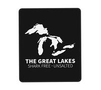 Alfombrilla De Ratón Unsalted and Shark Free Michigan Great Lakes Alfombra Raton Duraderos Mouse Pad Multifuncional Tapete Escritorio para Trabajo Oficina Pc 25X30CM