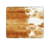 Alfombrilla De Ratón Vaquero Rústico De Piel De Vaca del Oeste Mouse Pad Duradera Alfombrilla De Ratón para Juegos Suave Alfombrilla De Ratón para Oficina Escritorio Ordenador Mac 25X30Cm