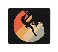 Alfombrilla De Ratón Vintage Rock Climbing Mountain Climber Mousepad Multifuncional Mouse Pad Duraderos Alfombra Raton para Trabajo Ordenador Pc 25X30CM