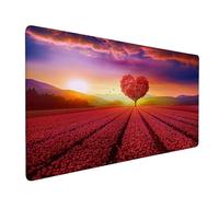 Alfombrilla de Ratón XXL 600 x 300 mm Alfombrilla Ratón Grande, Mouse Pad Gaming El Árbol del Amor, Protector Escritorio, Antideslizante, Mejora la Precisión y la Velocidad, Almohadilla Escritorio E4