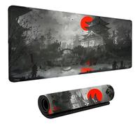Alfombrilla de ratón XXL 600x400mm - Mouse Pad - Precisión y Velocidad - Parte Inferior de Goma para una sujeción Estable - Multifuncional Alfombrilla Escritorio - Tinta Pintura Paisaje