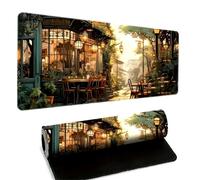 Alfombrilla de Ratón XXL Gaming 1000x500x2mm - Calle Plant Mouse Pad Grande para Jugadores - Superficie de Microfibra de Alta Velocidad, Base de Goma Antideslizante para PC, Oficina
