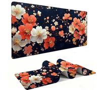 Alfombrilla de Ratón XXL para Juegos de Velocidad, Mouse Pad Flor de Cerezo 1000 x 500 mm, Alfombrilla de Ratón XXL tamaño Grande, Mejora la Precisión y la Velocidad, Escritorio Regalo Mujer j-1315