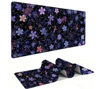 Alfombrilla de Ratón XXL para Juegos de Velocidad, Mouse Pad Flor de Cerezo 500 x 250 mm, Alfombrilla de Ratón XXL tamaño Grande, Mejora la Precisión y la Velocidad, Escritorio Regalo Mujer j-1312