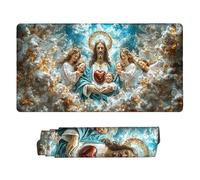 Alfombrilla de Ratón XXL para Juegos de Velocidad, Mouse Pad Hijo de Jesús, 500 x 250 mm Alfombrilla de Ratón XXL tamaño Grande, Mejora la Precisión y la Velocidad, Alfombrilla Escritorio Mujer n-939