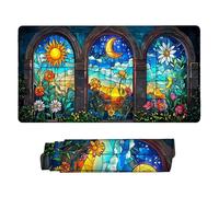 Alfombrilla de Ratón XXL para Juegos de Velocidad, Mouse Pad Paisaje lunar, 1200 x 600 mm Alfombrilla de Ratón XXL tamaño Grande, Mejora la Precisión y la Velocidad, Alfombrilla Escritorio Mujer n-977