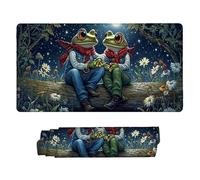 Alfombrilla de Ratón XXL para Juegos de Velocidad, Mouse Pad Rana del Amor 700 x 300 mm, Alfombrilla Ratón XXL tamaño Grande, Mejora la Precisión y la Velocidad, Escritorio Regalos for Mujer w-672