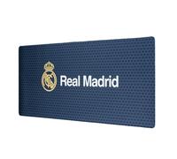 Alfombrilla de ratón XXL Real Madrid - Alfombrilla de Escritorio Real Madrid Regalos Merchandising(Mouse Pad) Protector Escritorio : Impermeable y Antideslizante (80X35 cm)