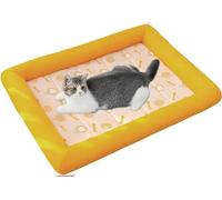 Alfombrilla De Refrigeración For Perros, Alfombrilla De Refrigeración For Mascotas, Almohadilla De Gel No Tóxico For Perros Y Gatos, Alfombrilla Fresca For Mascotas, Almohadilla Fresca(Color:Orange,Si