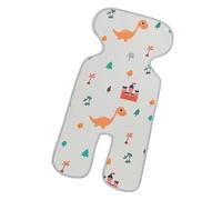 Alfombrilla de refrigeración para cochecito, almohadilla de refrigeración para cochecito de bebé, bonita funda transpirable, forro de seda de hielo de doble cara para niños y niñas