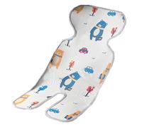 Alfombrilla de refrigeración para cochecito de hielo, funda para asiento fresco para cochecito | Relleno de refrigeración para cochecito de bebé de seda de hielo | Funda para cochecito superligera
