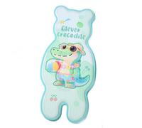 Alfombrilla de refrigeración para cochecitos de bebé, tela antideslizante, diseño encantador de dibujos animados, ligero, esencial para viajes, transpirable, para cochecitos de bebé