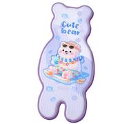 Alfombrilla de refrigeración para cochecitos de bebé, tela antideslizante, diseño encantador de dibujos animados, ligero, esencial para viajes, transpirable, para cochecitos de bebé