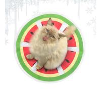 Alfombrilla de refrigeración para gatos, cómoda almohadilla sensorial de agua, bonito patrón de frutas, colchón de dormir para perros y gatos
