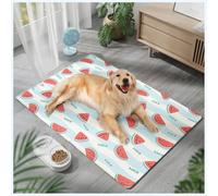 Alfombrilla de refrigeración para mascotas, almohadilla de cama reutilizable para uso caluroso en verano por mascotas pequeñas y medianas