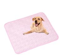 Alfombrilla de refrigeración para mascotas para perros y gatos, almohadilla de autoenfriamiento portátil lavable, gel no tóxico o seda helada, cama plegable para mascotas para el hogar, viajes