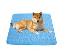 Alfombrilla de refrigeración para Perro, portátil, Antideslizante, Almohadilla para Jaula de Perro, Manta de refrigeración para Mascotas, Cama de refrigeración para Perros, tapete Plegable para